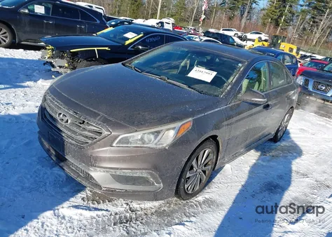 2015 Hyundai Sonata Sport from USA, damaged, VIN 5NPE34AF6FH055331